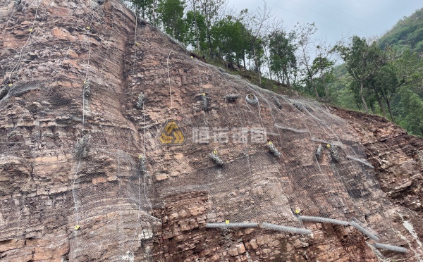 邊坡主動防護網施工步驟