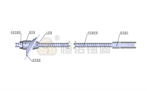 漲殼式錨桿結構圖 漲殼式錨桿結構圖